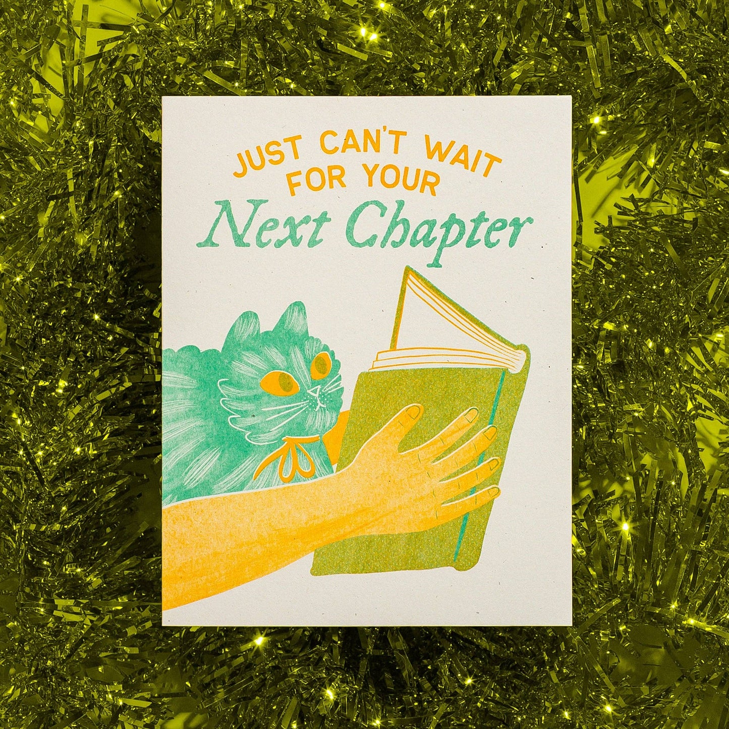 Kitten's Next Chapter  Greeting Card