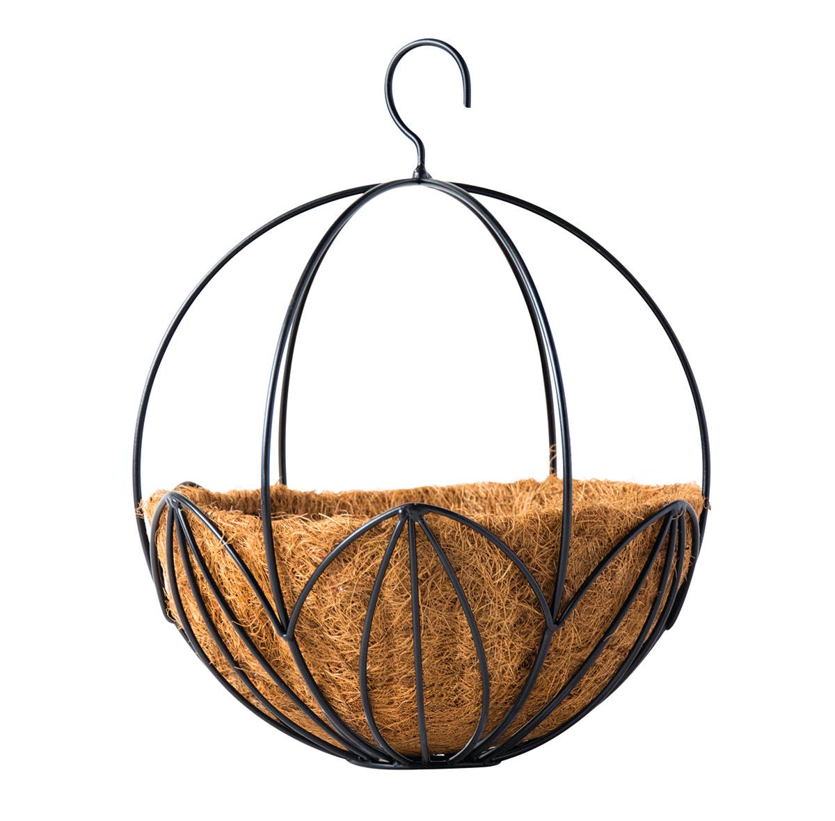 Leeds Sphere Metal Hanging Basket
