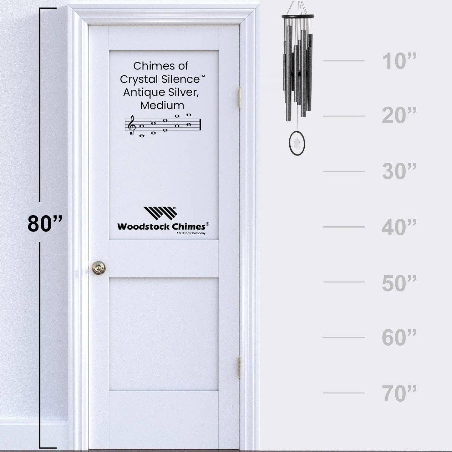 26 in. Woodstock Chimes of Crystal Silence™ Chime