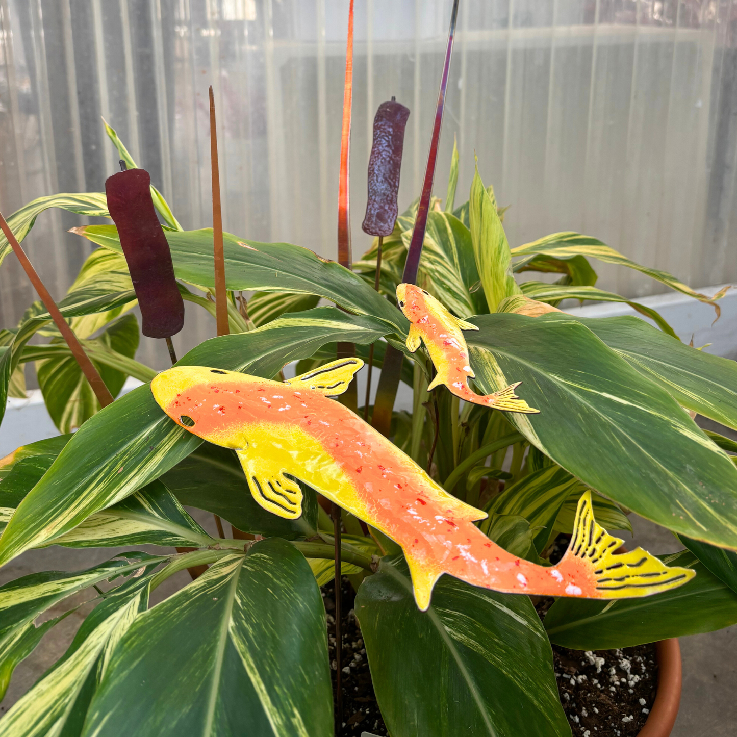 Copper Enamel Koi