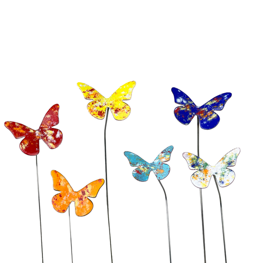 Copper Enamel Butterflies