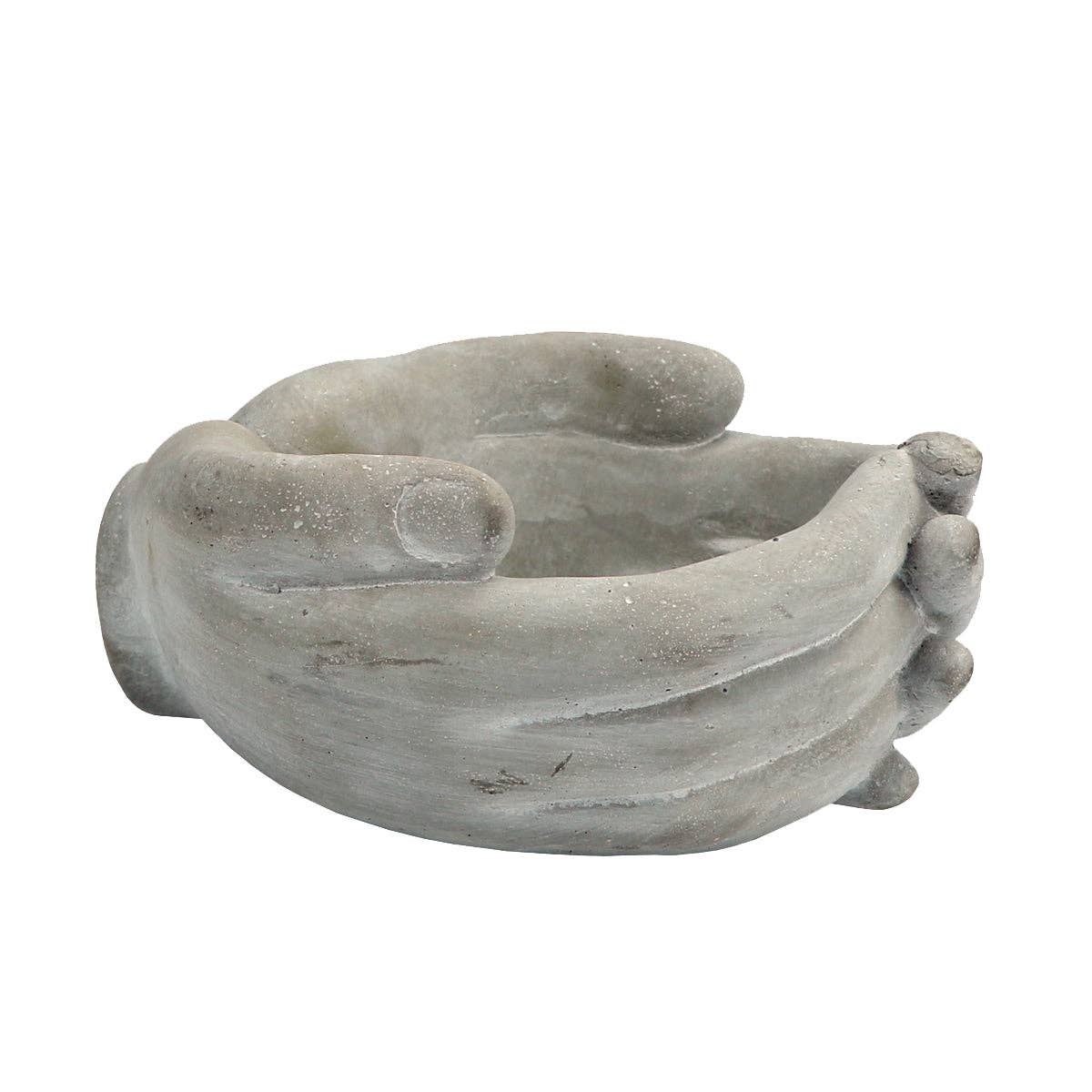 Cast Concrete Helping Hand Planter