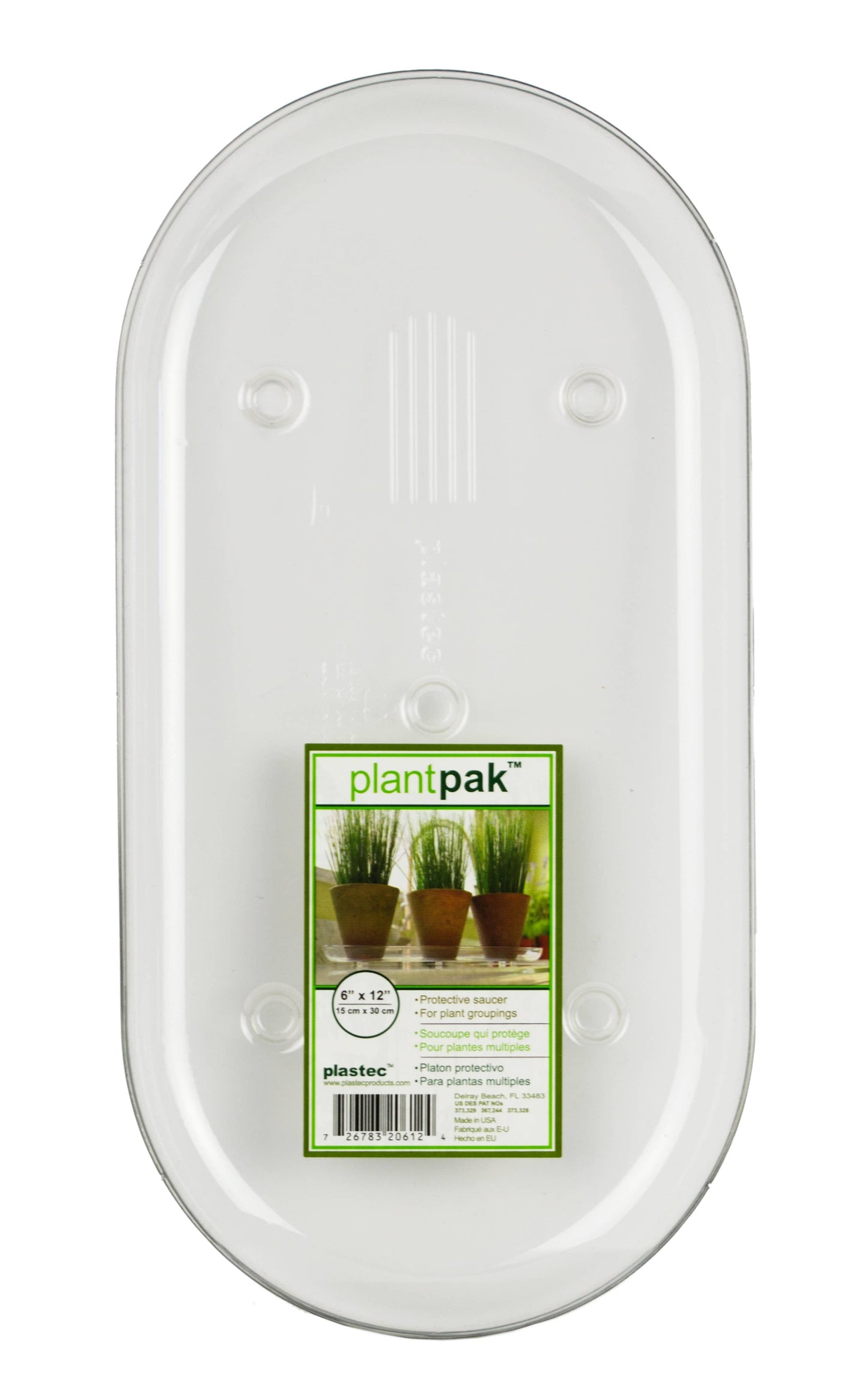 Plantpak™ Saucer - Clear Plastic
