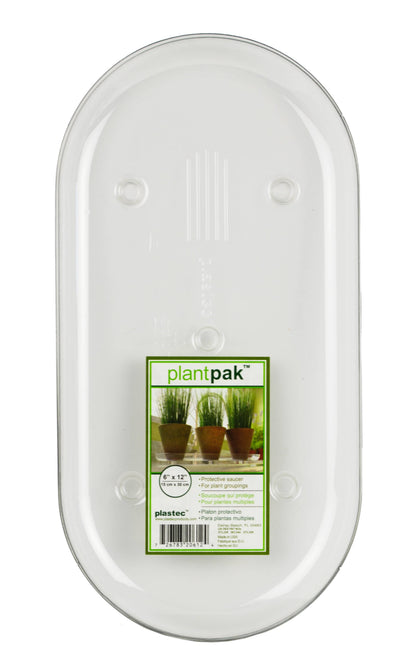 Plantpak™ Saucer - Clear Plastic