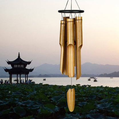 34 in. Woodstock Ring Bamboo Chime