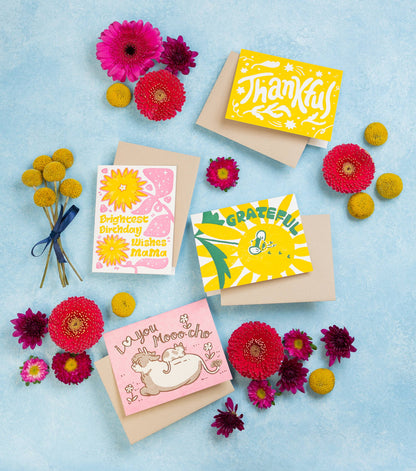 Brightest Birthday Wishes Mama Letterpress Birthday Card