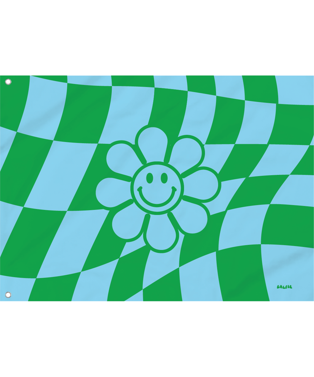 Checkered Daisy Flag