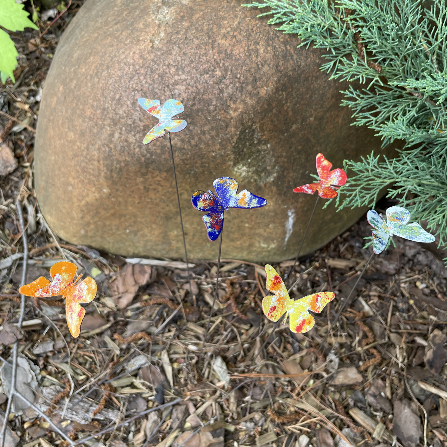 Copper Enamel Butterfly
