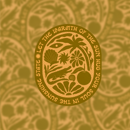 Let The Warmth Of The Sun Hug Your Soul Sticker