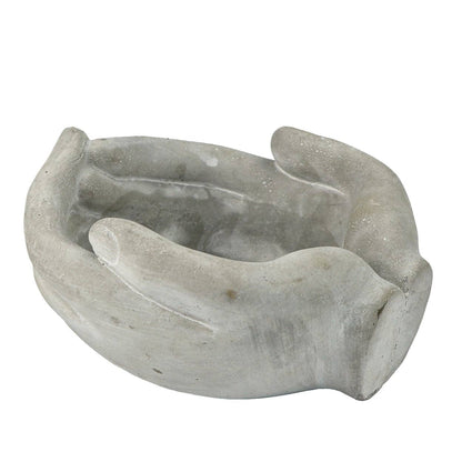 Cast Concrete Helping Hand Planter