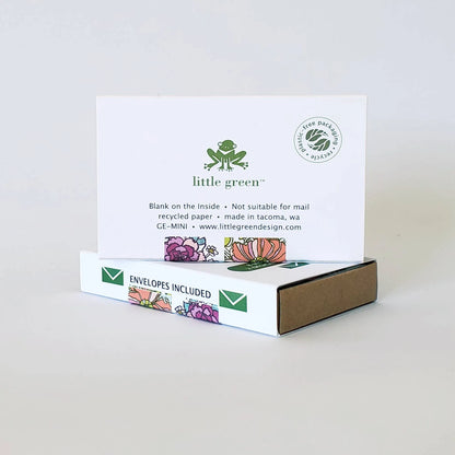 Poppy & Camellia Mini Note Set of 8