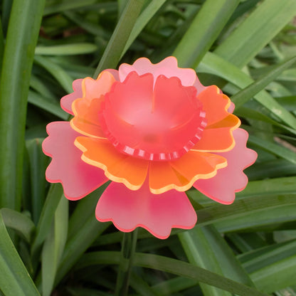 Mother's Day Carnation - Handmade glowing garden stake