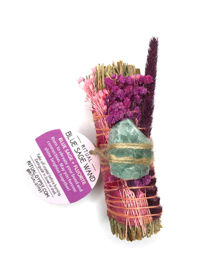 'FOREVER CONNECTED' - Blue Sage Bundle  + Fluorite