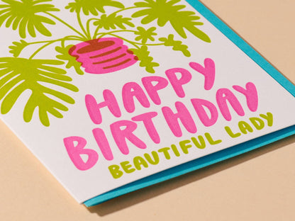 Plant Birthday Greeting Card