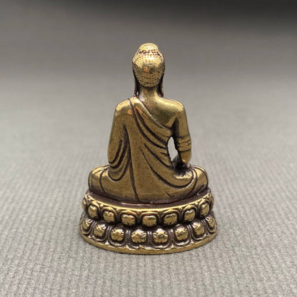Brass Buddha statue  Crafts Desktop Ornaments Decoration