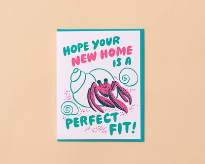 Hope Your New Home Is A Perfect Fit Greeting Card
