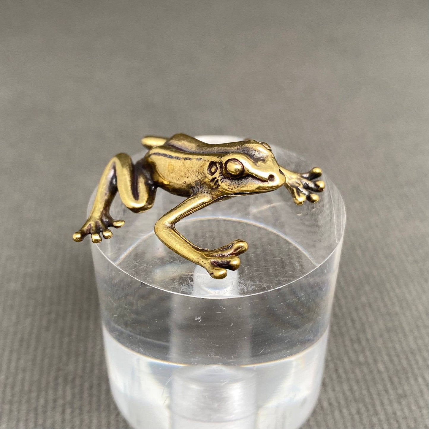 Brass Tree Frog Crafts Decoration Desktop Ornaments