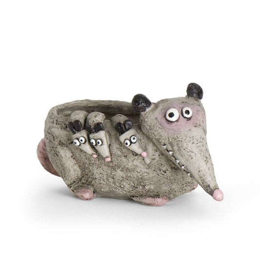 Hattie The Mama Opossum Blobhouse® Planter