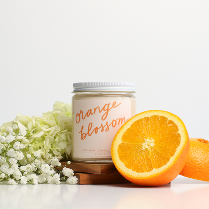8 oz. Poured Goods Orange Blossom Soy Wax Candle