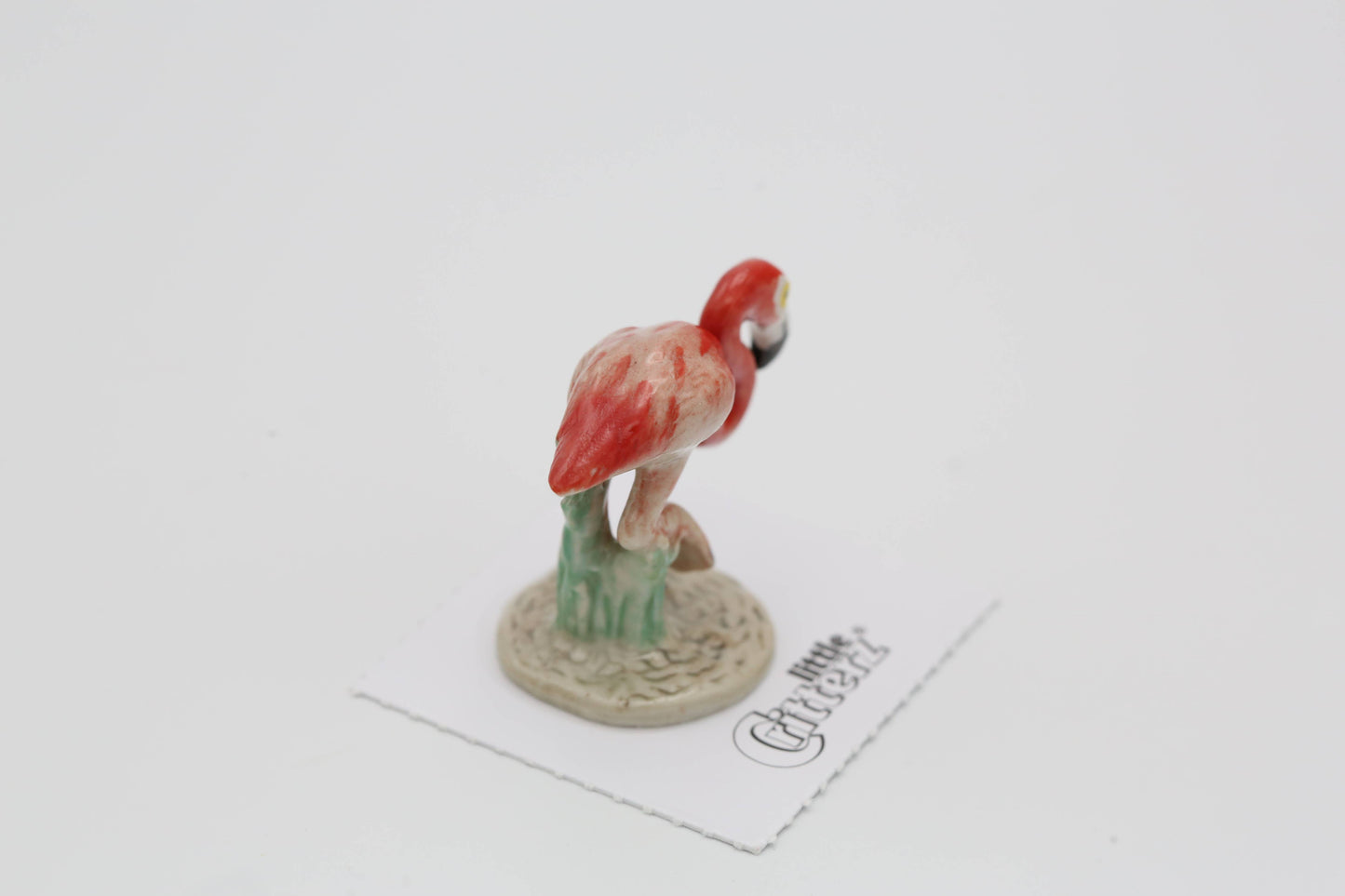 Porcelain Wade the Flamingo Figurine