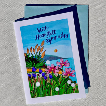 Heartfelt Sympathy Card (Blank Inside)