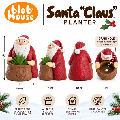 Santa Claus Blobhouse Planter