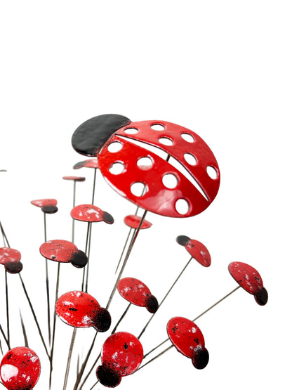 Copper Enamel Ladybug