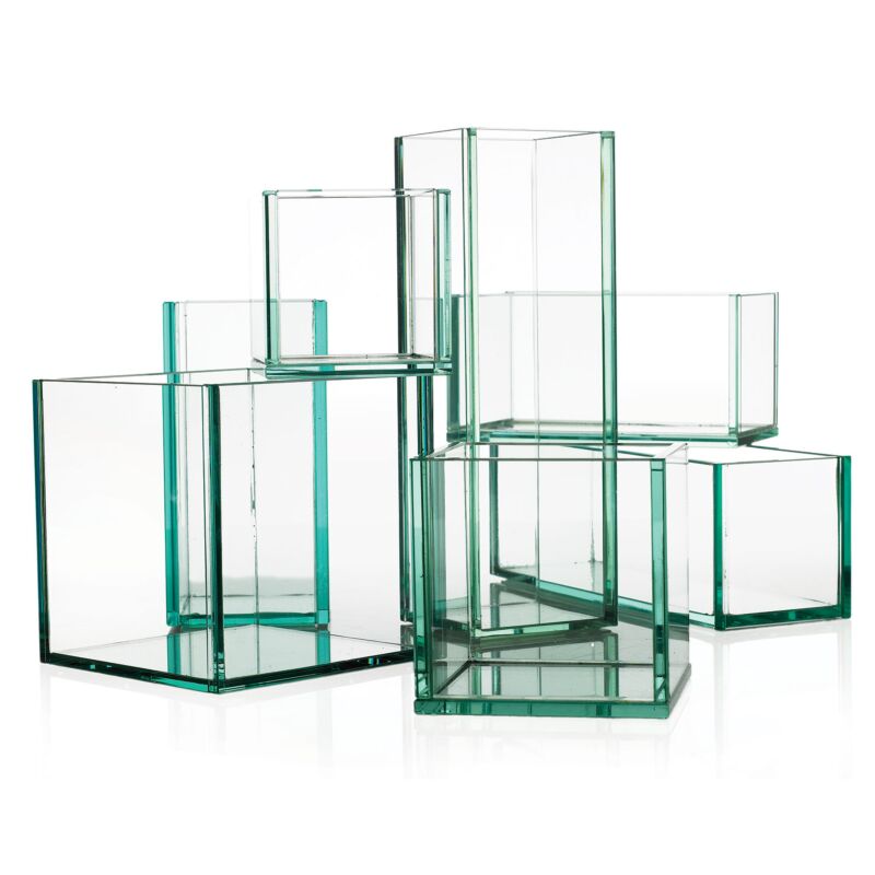 Glass Plate Planter