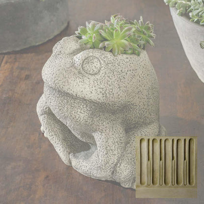 Campania Stone Frog Planter