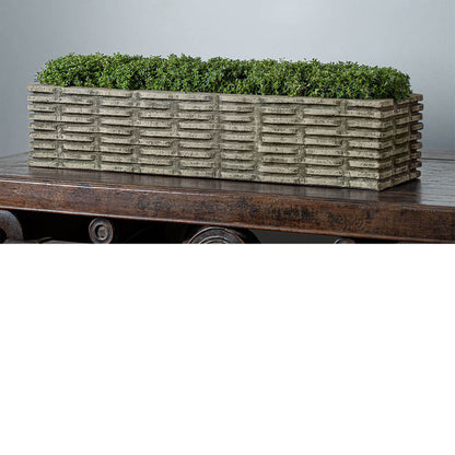 Campania Weft Rectangular Planter